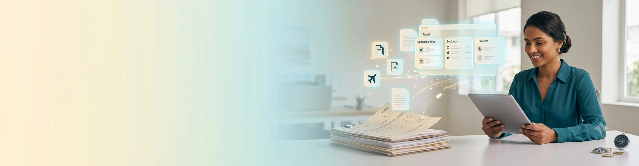 Travel agency moving from paper dockets to digital travel management